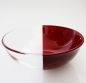 Preview: Glasschale URUSHI Ø 15 cm - rot