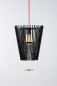 Preview: Lampe MOTO mit beweglichem Schirm - schwarz - Ø 42cm