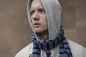 Preview: Baumwollschal DOTS - blau
