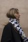 Preview: Baumwollschal PEARLS - Holzkohle