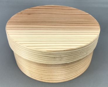Bento-Box aus Zedernholz, rund