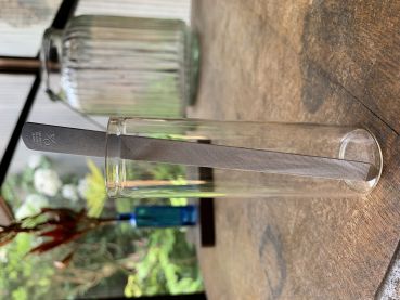 Preview: Runde Profi Nagelfeile, silber matt