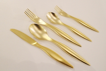 Löffel VENUS, PVD Gold matt