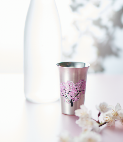 Three Snow Sakebecher Sakura