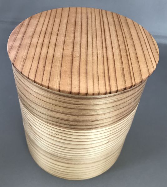 Bento-Box aus Zedernholz, 3-teilig