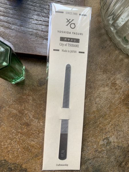 Runde Profi Nagelfeile, silber matt