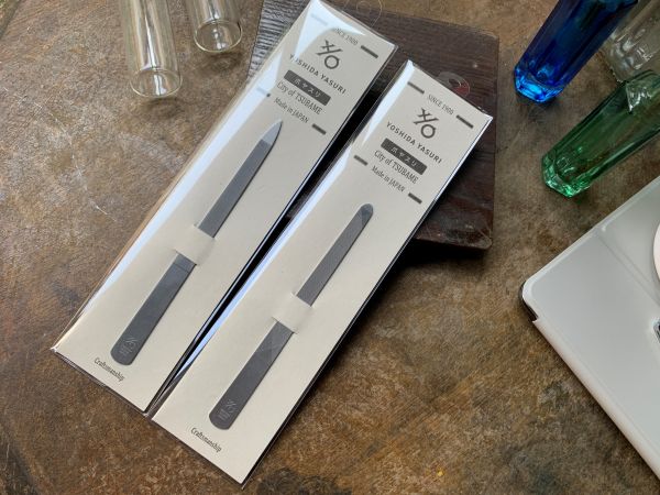 Spitze Profi Nagelfeile, silber matt