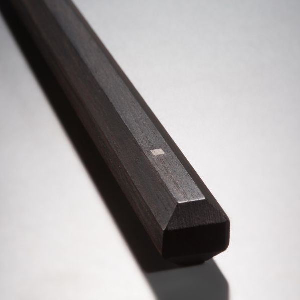 Essstäbchen Ebenholz, achtkantig
