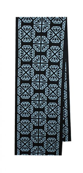 Schal Diamonds Blau