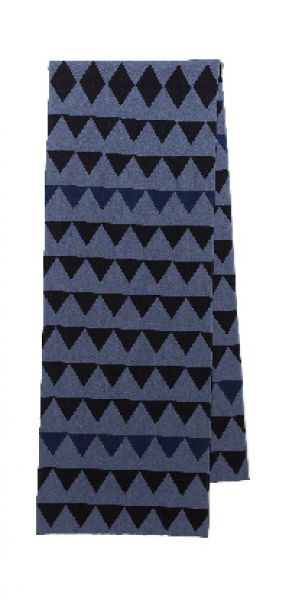 Schal Triangles Blau