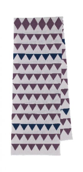 Schal Triangles Plum