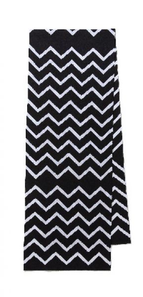 Schal Zig Zag Weiß