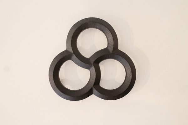 Gusseisen Untersetzer 3 Ringe