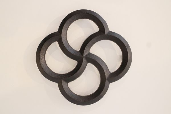 Gusseisen Untersetzer 4 Ringe