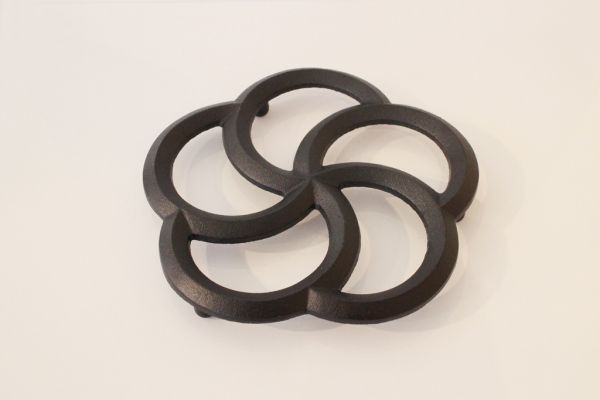 Gusseisen Untersetzer 5 Ringe