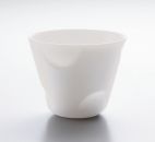 Porzellanbecher Kreise - H 7 cm, Ø 8,5 cm