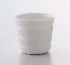 Porzellanbecher Ringe - H 8 cm, Ø 8,8 cm