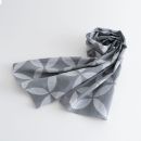 Baumwollschal YUKATA grau